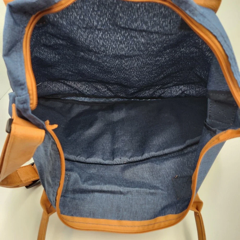 Classic‎ Courier Bag AARP Blue Pockets Handles and Adjustable Strap Utility